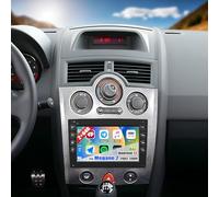【2G+64G】CAMECHO Android 13 Autoradio per Renault Megane 2 (2002-2009) con Navi Wireless Carplay Android Auto, 7'' Stereo con Schermo Bluetooth RDS MirrorLink e USB SWC+Canbus+Mic+Telecamera Posteriore