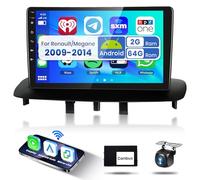 2G e 64G Podofo 9" Autoradio per per Renault Megane 3 2009-2014 Wireless Carplay Android Auto, radio Android Bluetooth con Wifi GPS RDS/FM+AHD fotocamera per la retromarcia/Canbus
