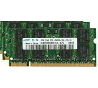 2GB + 2GB 4GB PC2-6400S DDR2 800MHz Laptop Notebook RAM SAMSUNG NUOVA GARANZIA