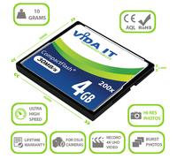 2GB 4GB CF Compact Flash Scheda Di Memoria Super Alta Velocità Per la Fotocamera