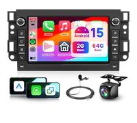 2GB+64GB Autoradio per Chevrolet Aveo Captiva Epica Lova Holden Daewoo Pontiac con Wireless Carplay Android Auto, Hodozzy 7 Pollici Touchscreen 2 Din Radio GPS Wifi Bluetooth FM RDS DSP Telecamera