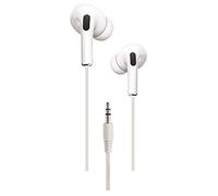 2GO Auricolari Stereo in-Ear da 3,5 mm, Cavo da 130 cm, Colore: Bianco