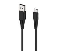 2GO Cavo di ricarica USB 100 cm per USB Type-C Nero
