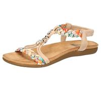 2Go Fashion 8018-830, Sandali Bassi Donna, Beige, 36 EU