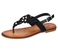 2Go Fashion 8962-801, Sandali Bassi Donna, Nero, 41 EU