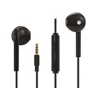 2GO In-Ear - Cuffie stereo Comfort jack stereo da 3,5 mm, tasti multifunzione, bassi dinamici, colore: Nero