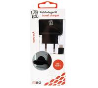 2GO Netz-Ladegerat USB Type-C 3.1 3000mA schwarz NUOVO
