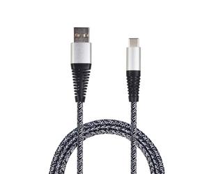 2GO USB Data Cable - Silver/Type C, 1 m Fast Dispatch Within 24 Hours