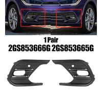 2GS853666G 2GS853665G 1 paio copri telaio fendinebbia paraurti anteriore cromato