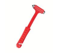 2in 1 1pc Martello di sicurezza multifunzionale Interruttore for finestre Martello di sicurezza solido Strumento di fuga di emergenza