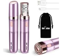 2in1 Epilatore Elettrico Donna, Rasoio Elettrico donna, RicaricabileCon Iilluminazione Intelligente,Gift Idea,18 Carati, per tutte le età