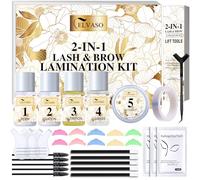 2IN1 Kit Laminazione Ciglia and Laminazione Sopracciglia, Professional Laminazione Ciglia Kit Completo & Brow Lamination Kit for Fuller Brows & Long-Lasting Curl Lashes, At Home Salon-Quality DIY Kit