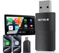 2in1 Mini wireless Carplay Android Auto adattatore 5G Dongle USB WIFI Bluetooth