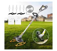 2in1 Rasaerba Cordless Grass Trimmer Display a LED Electric Whipper Strimmer Falciatrice per giardino, prato