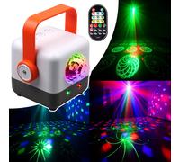 2IN1 Ricaricabile Sfera Magica RGB LED DJ Luce Festa Disco Proiettore Laser 60 Modelli Danza KTV Compleanno Lampada Effetto Scenico R16N7