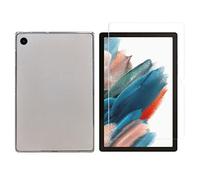 2in1 Set per Samsung Galaxy Tab A8 SM-X200 X205 10.5" con custodia sottile per tablet + copertura protettiva in vetro temperato