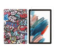 2in1 Set per Samsung Galaxy Tab A8 SM-X200 X205 10.5" con custodia sottile per tablet + copertura protettiva in vetro temperato