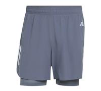 adidas Uomo Adi365 Running Formotion Iconic 2In1 Shorts, Onix, XL
