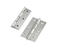 2inch 2.5inch 3inch Door Hinge with Screws Stainless Steel Folding Flat 1Pcs(2.5inch,10pcs(5 pairs))