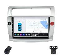 2K Autoradio per Citroen C4 LA LC C-Triomphe C-Quatre 2004-2014 Touch Screen QLED Android Autoradio 9-Inch/Wireless CarPlay/Android Auto/WiFi/Radio FM AM RDS/GPS/Bluetooth(A,M150CP)