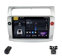 2K Autoradio per Citroen C4 LA LC C-Triomphe C-Quatre 2004-2014 Touch Screen QLED Android Autoradio 9-Inch/Wireless CarPlay/Android Auto/WiFi/Radio FM AM RDS/GPS/Bluetooth(B,M500S 2K)