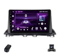 2K Autoradio per Mazda 3 Ⅲ 2013-2017 Touch Screen QLED Android 13 Autoradio 9-Inch/Wireless CarPlay/Android Auto/WiFi/Radio FM AM RDS/GPS/Bluetooth/Telecamera Posteriore/ADAS DVR(A,M150CP)