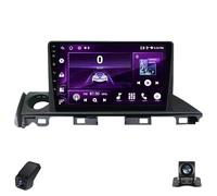 2K Autoradio per Mazda 6 1l3 CJ GL 2015-2018 Touch Screen QLED Android 13 Autoradio 9-Inch/CarPlay/Android Auto/WiFi/Radio FM AM RDS/GPS/Bluetooth/Telecamera Posteriore/ADAS DVR(B,M100CP)