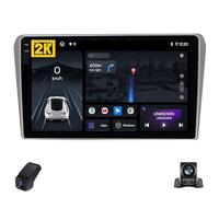 2K Autoradio per Toyota Avensis 2004-2008 Touch Screen QLED Android 13 Autoradio 9-Inch/Wireless CarPlay/Android Auto/WiFi/Radio FM AM RDS/GPS/Bluetooth/Telecamera Posteriore/ADAS DVR(M500S 2K)