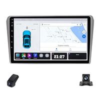 2K Autoradio per Toyota Avensis 2004-2008 Touch Screen QLED Android 13 Autoradio 9-Inch/Wireless CarPlay/Android Auto/WiFi/Radio FM AM RDS/GPS/Bluetooth/Telecamera Posteriore/ADAS DVR(M100CP)