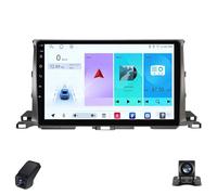 2K Autoradio per Toyota Highlander 3 XU50 2013-2018 Touch Screen QLED Android 12 Autoradio 9-Inch/CarPlay/Android Auto/WiFi/FM AM RDS/GPS/Bluetooth/Telecamera Posteriore/ADAS DVR(M150CP)
