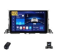 2K Autoradio per Toyota Highlander 3 XU50 2013-2018 Touch Screen QLED Android 12 Autoradio 9-Inch/CarPlay/Android Auto/WiFi/FM AM RDS/GPS/Bluetooth/Telecamera Posteriore/ADAS DVR(M700S 2K)