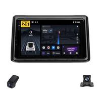 2K Autoradio per Toyota Noah Voxy R80 2014-2021 Touch Screen QLED Android 12 Autoradio 9-Inch/CarPlay/Android Auto/WiFi/Radio FM AM RDS/GPS/Bluetooth/Telecamera Posteriore/ADAS DVR(M500S 2K)