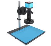 2K HDMI USB Digital Video Monoculare Microscopio Elettronico Industriale Fotocamera 130X C-Mount Kit Obiettivo For Il Telefono PCB Saldatura Riparazione Chiaro E Preciso