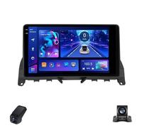 2K Schermo Radio per Auto per Mercedes Benz C Class 3 W204 S204 2006-2011 Android 14 Doppio Din con CarPlay Android Auto/WiFi/4GLTE/GPS/Bluetooth/AM/FM/RDS/DSP/Telecamera Posteriore(C20Plus)