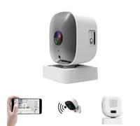 2k Security Camera Color Night Vision,24/7 Recording & Smart Alerts Easy Install,Wi-Fi Cameras Wireless Indoor,120° Panoramic Wide Angle View,Window Camera For Home Security (1pcs)