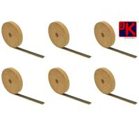 2K Sughero Rotolo X 6' Tt ' Manometro Pista Letto Sottoposto 10m Lungo X 30mm