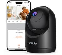 2K Telecamera Sicurezza Interno, Videocamera Wi-Fi 6 Pan-Tilt per La Sicurezza D