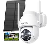 2K Telecamera Wi Fi Esterno Senza Fili con Pannello Solare Videocamera