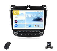 2KAutoradio per Honda Accord 7 2002-2008 Touch Screen QLED Android 12 Autoradio 9-Inch/Wireless CarPlay/Android Auto/WiFi/Radio FM AM RDS/GPS/Bluetooth/Telecamera Posteriore/ADAS DVR(M400S 2K)