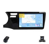 2KAutoradio per Honda City 2014-2021 Touch Screen QLED Android 12 Autoradio 9-Inch/Wireless CarPlay/Android Auto/WiFi/Radio FM AM RDS/GPS/Bluetooth/Telecamera Posteriore/ADAS DVR(M700S 2K)