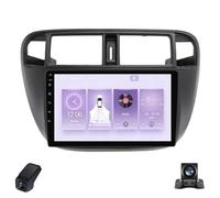 2KAutoradio per Honda Civic (EJ EK EM)1995-2001 Touch Screen QLED Android 12 Autoradio 9-Inch/CarPlay/Android Auto/WiFi/Radio FM AM RDS/GPS/Bluetooth/Telecamera Posteriore/ADAS DVR(M150CP)