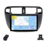 2KAutoradio per Honda Civic (EJ EK EM)1995-2001 Touch Screen QLED Android 12 Autoradio 9-Inch/CarPlay/Android Auto/WiFi/Radio FM AM RDS/GPS/Bluetooth/Telecamera Posteriore/ADAS DVR(M800S 2K)