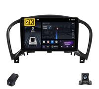2KAutoradio per Nissan Juke 2010-2014 Touch Screen QLED Android 12 Autoradio 9-Inch/Wireless CarPlay/Android Auto/WiFi/Radio FM AM RDS/GPS/Bluetooth/Telecamera Posteriore/ADAS DVR(D,M200S 2K)