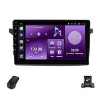 2KAutoradio per Suzuki Celerio 2014+ Cultus 2017+ Touch Screen QLED Android 12 Autoradio 9-Inch/Wireless CarPlay/Android Auto/WiFi/FM AM RDS/Bluetooth/Telecamera Posteriore/ADAS DVR(M150CP)