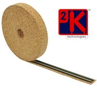 2KCork N Gauge Sughero Pista Letto Sottoposto Rotolo 10m Lungo X 25mm Largo X