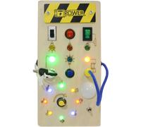 2Kids Toys LED Busy Board attività giocattolo 10m+ 1 pz