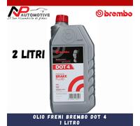 2L Brembo L04010 Olio Freni DOT 4 Ultra Performante Auto e Moto Premium LT