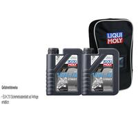 2L Liqui Moly Moto 4T 10W-40 Strada Olio Motore 4 Tempi Racing Engine Borsa