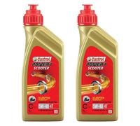 2L OLIO MOTORE 100% SINTETICO CASTROL POWER 1 SCOOTER 4T 5W40 SCOOTEK TECHNOLOGY