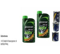 2L Olio Motore FANFARO VSX 5W-40 1xStop Perdite+Doctor Motore+Flush Motore